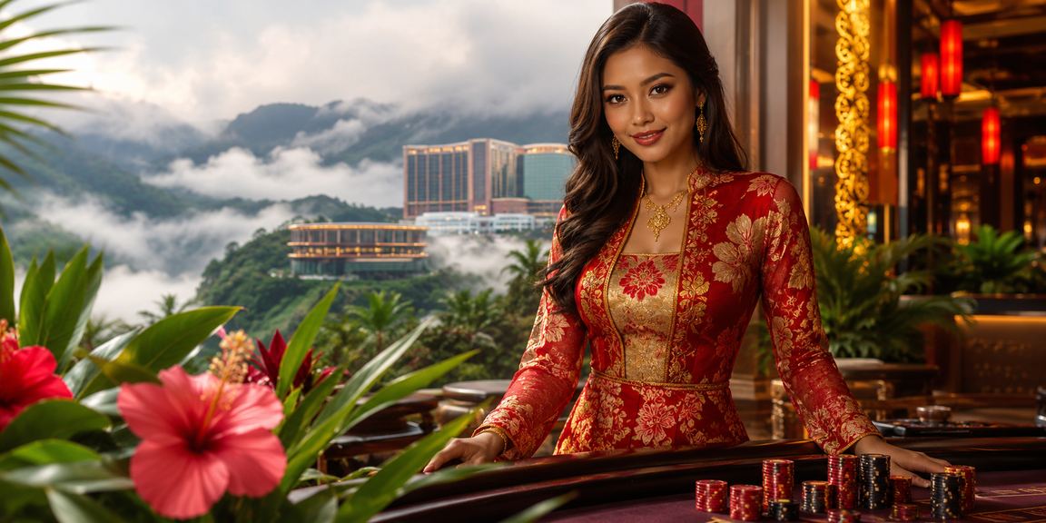 Suasana hiburan dan pertaruhan sukan di Genting Highlands bersama platform 134